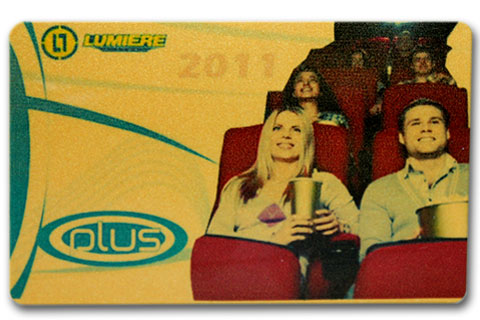 Tarjetas de PVC Dorada