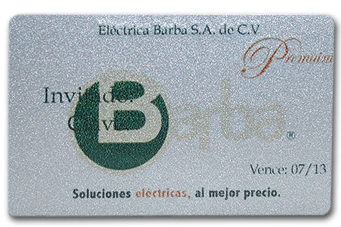 IDTEC Tarjetas de PVC